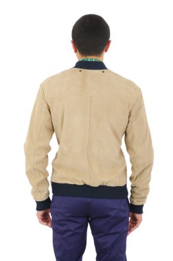 Beyaz modelli moda konsepti