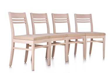 satır üzerinde beyaz izole koltukları