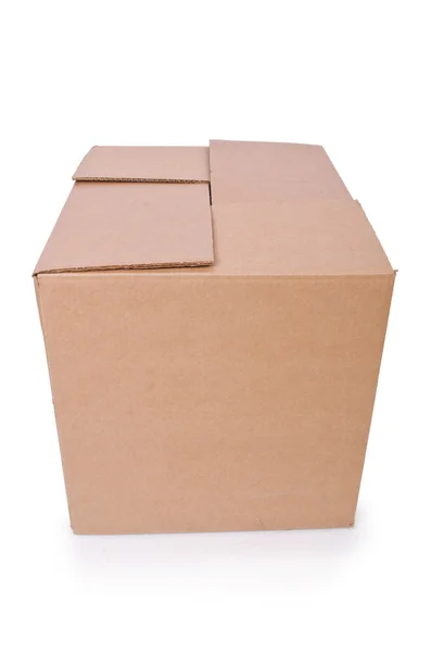 Cajas de cartón aisladas en el fondo blanco — Foto de Stock