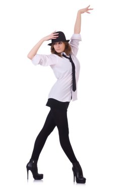kadın dansçı modern dansları