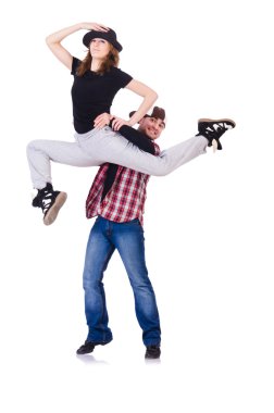 modern dansları dans dansçı çifti