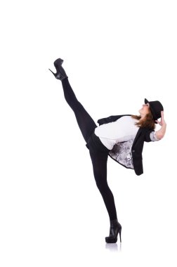 kadın dansçı modern dansları