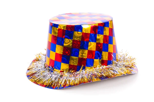 Party hat isolated on white background — Stock Photo, Image