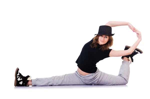 Vrouw danser dansen modern dansen — Stockfoto