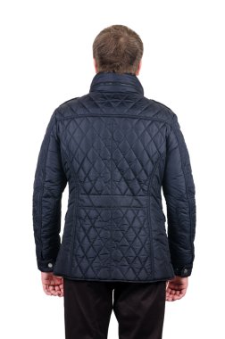 üzerinde beyaz izole erkek ceket