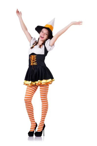 Young woman in traditional german costume — Stock Photo, Image