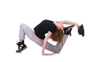 kadın dansçı modern dansları