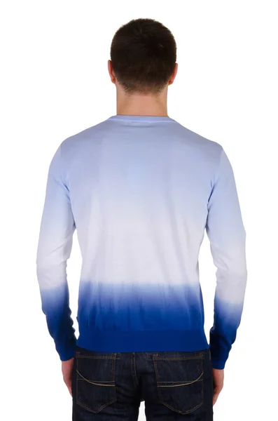 Beyaz arkaplanda yalıtılmış erkek tişörtü — Stok fotoğraf