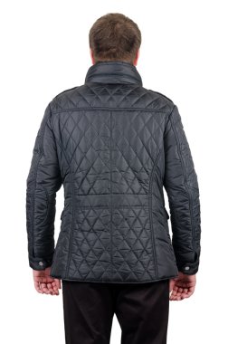 üzerinde beyaz izole erkek ceket