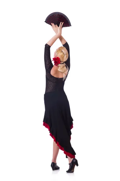 Female dancer dancing traditional dances — Stock Photo, Image