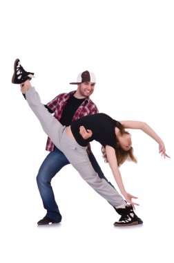 modern dansları dans dansçı çifti