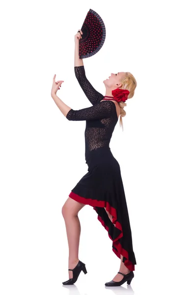 Female dancer dancing traditional dances — Stock Photo, Image