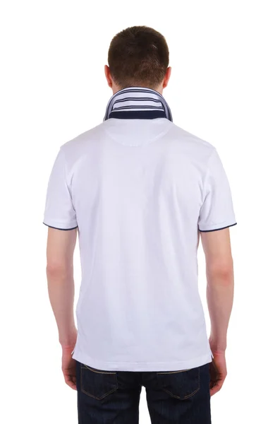 Man t-shirt isolerad på vit bakgrund — Stockfoto