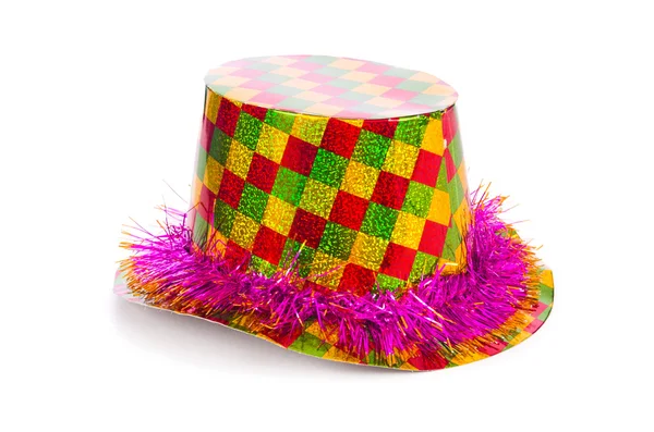 Party klobouk izolované na bílém pozadí — Stock fotografie