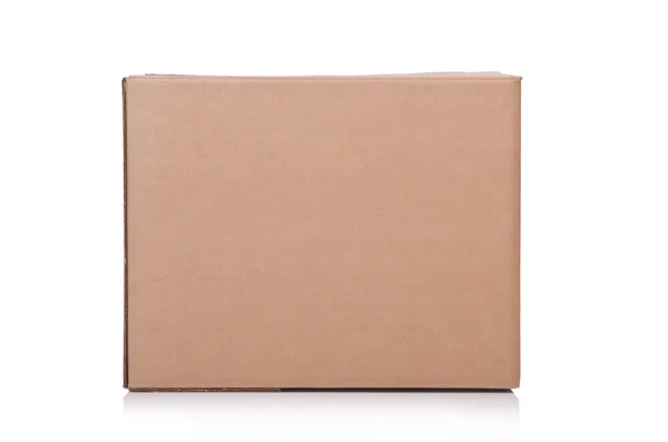 Cajas de cartón aisladas en el fondo blanco — Stockfoto