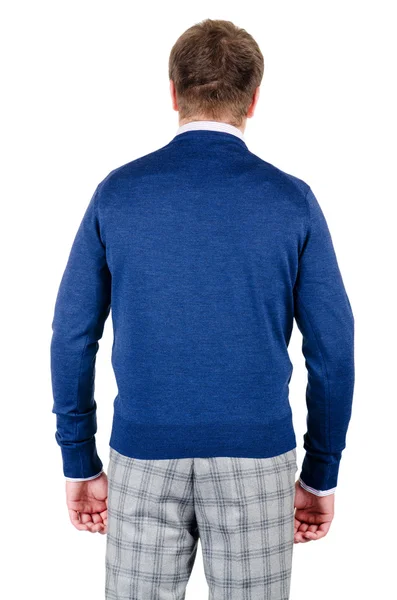 Mannelijke trui geïsoleerd op de witte — Stockfoto