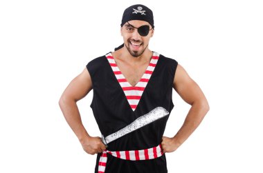 Man in pirate costume