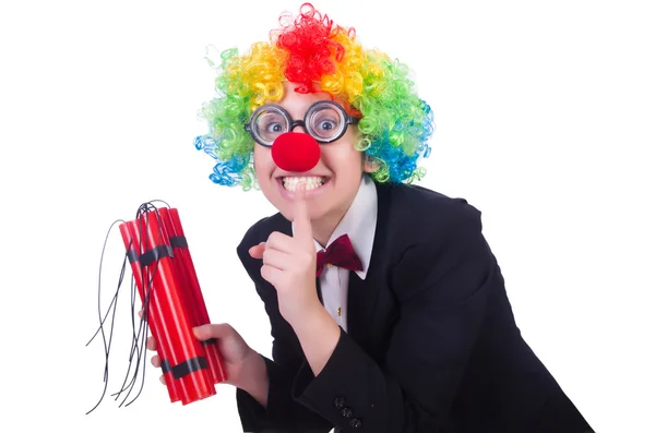 Geschäftsmann-Clown — Stockfoto