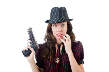 genç kadın gangster