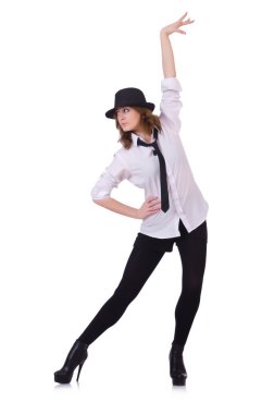 kadın dansçı modern dansları
