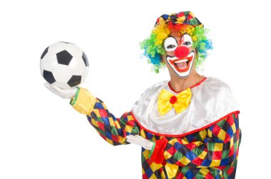 Futbol topuyla palyaço