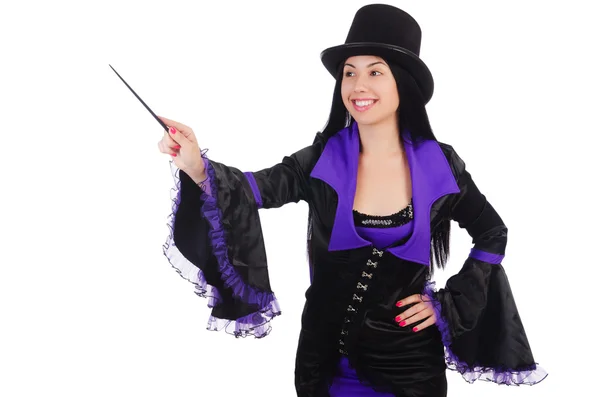 Woman magician — Stock Photo, Image