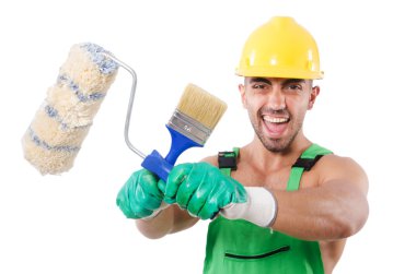 ressam yeşil tulumu