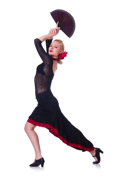 Female dancer dancing traditional dances — Stock Photo, Image