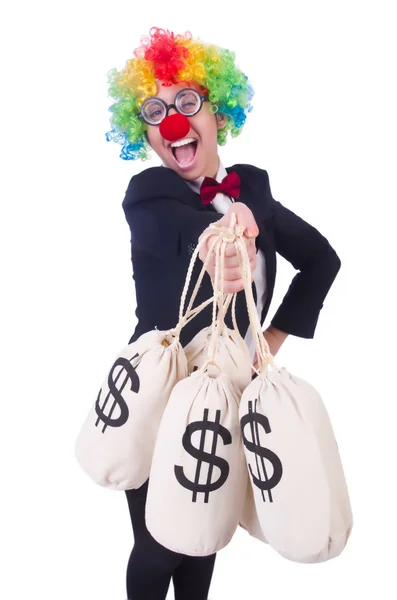 Businesswoman clown — Stock Photo, Image