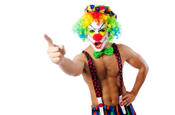 Grappige clown — Stockfoto