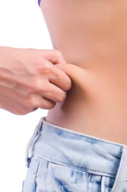 Bikini diyeti kavramı içinde kadın