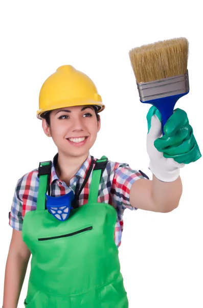 Woman painter — Stock Photo, Image