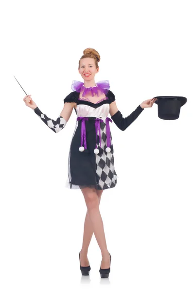 Woman magician — Stock Photo, Image