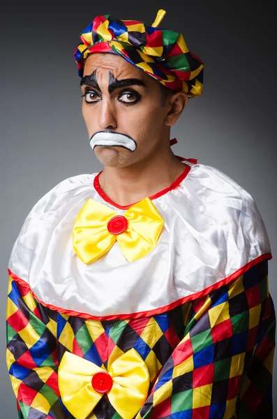 Ledsen clown — Stockfoto
