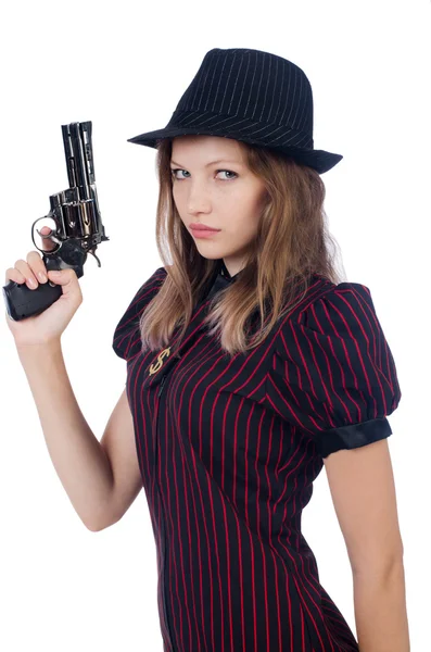 Gangsterin — Stockfoto