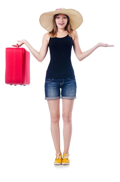 Young girls travelling — Stock Photo, Image