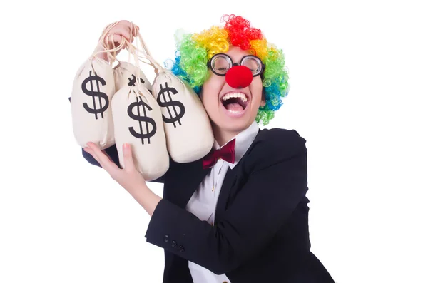 Businessman clown — Stock Photo, Image