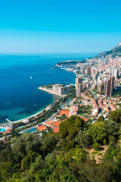 Vista de Monte Carlo no dia de verão — Fotografia de Stock