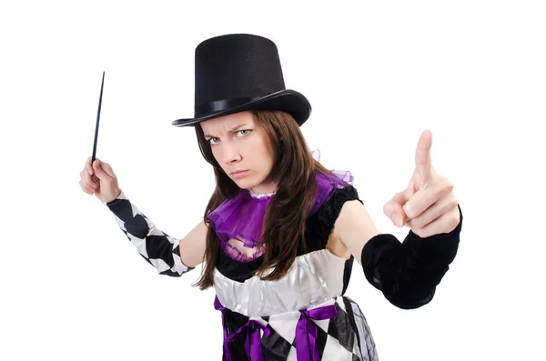 Woman magician — Stock Photo, Image