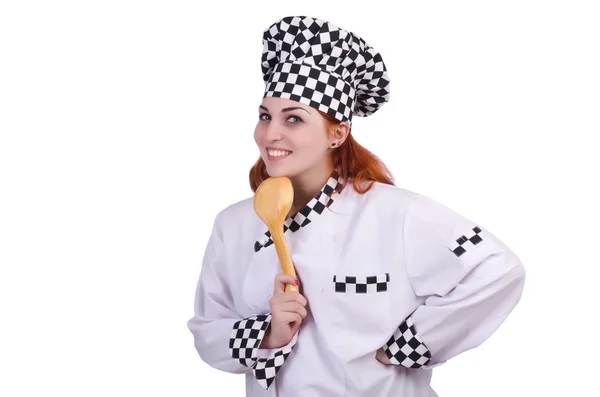 Mujer cocinera — Foto de Stock