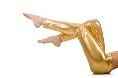 kadın bacaklar çorap ile