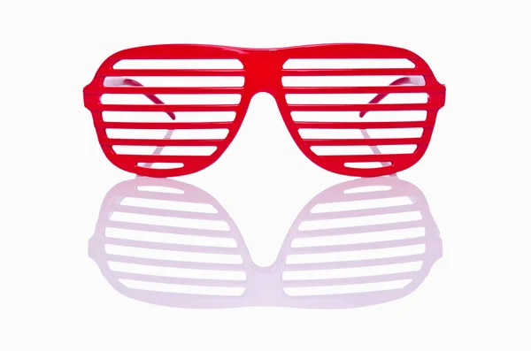 Red striped sunglasses — Stock Photo, Image