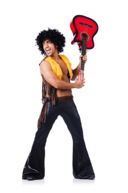 erkek gitarist