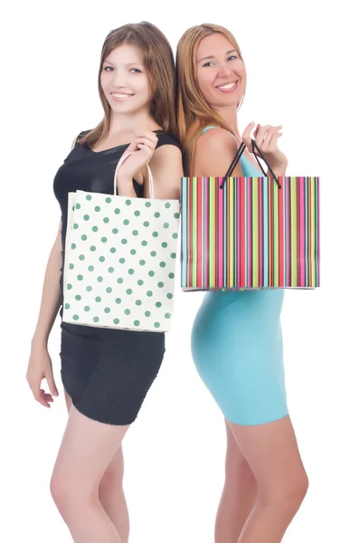 Dziewczyny po dobre zakupy — Zdjęcie stockowe