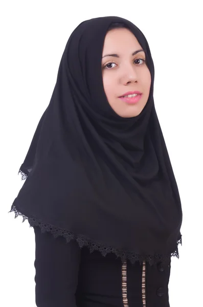Muslimsk kvinna som ber — Stockfoto