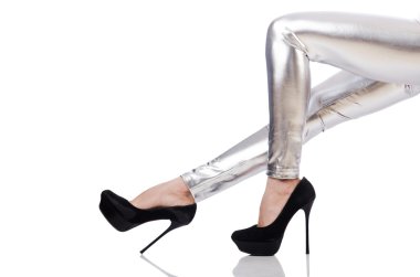 kadın bacaklar çorap ile