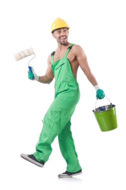 ressam yeşil tulumu