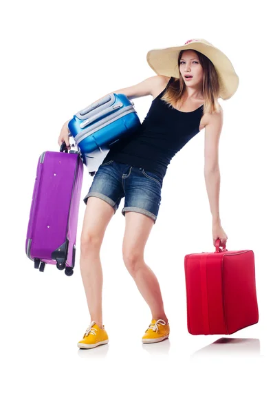 Young girl travelling — Stock Photo, Image