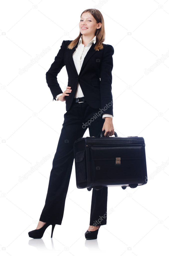 Businesswoman travelling