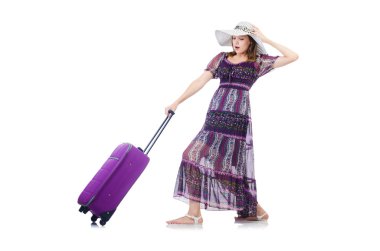 seyahat eden genç kız